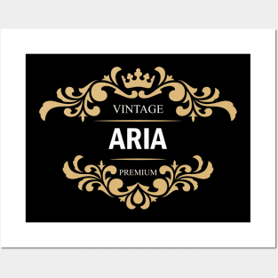 Aria Name Posters and Art